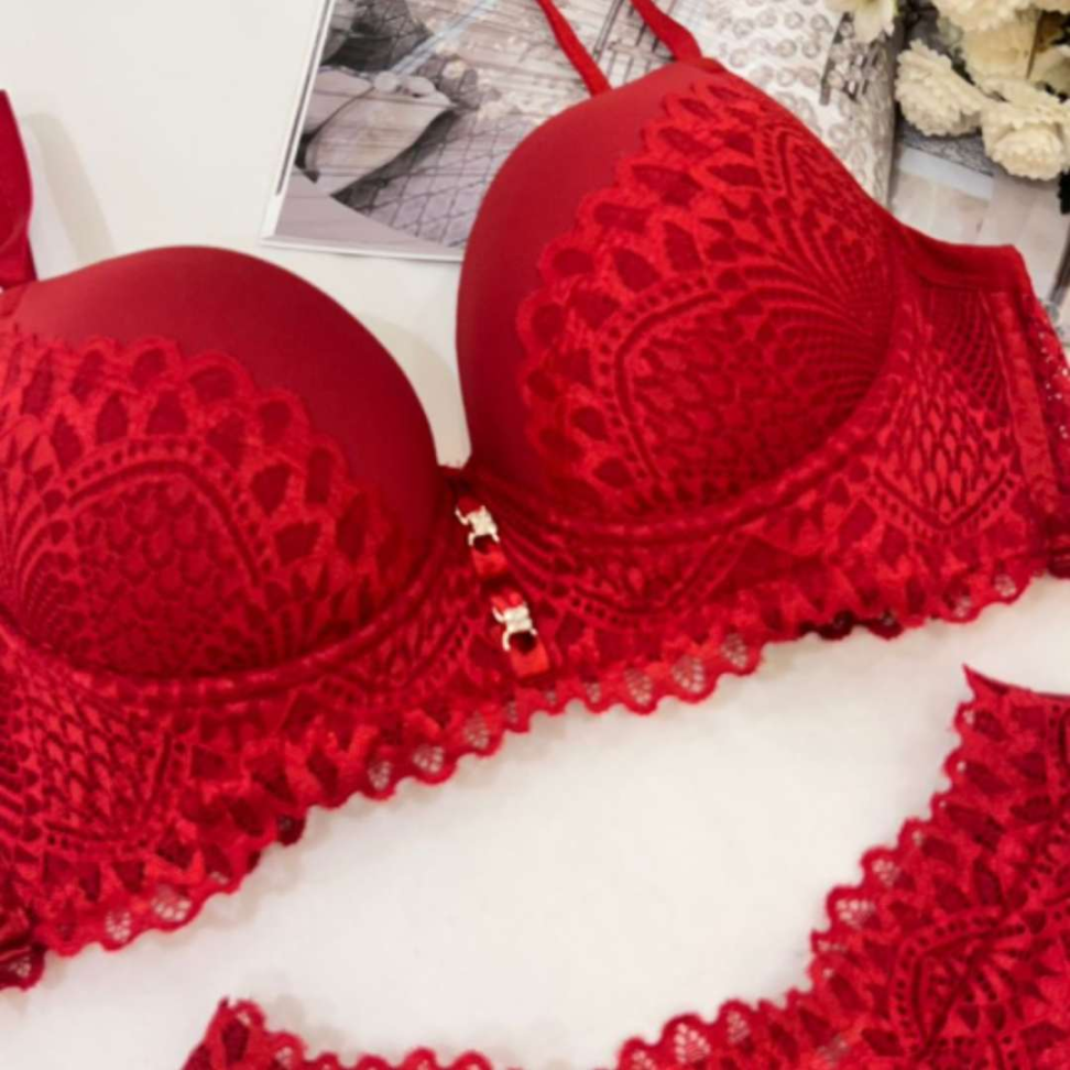 Conjunto Marcela Ref 245 Lingerie Premium com Bojo Renda Sofisticada e Fio Confortável. - #6