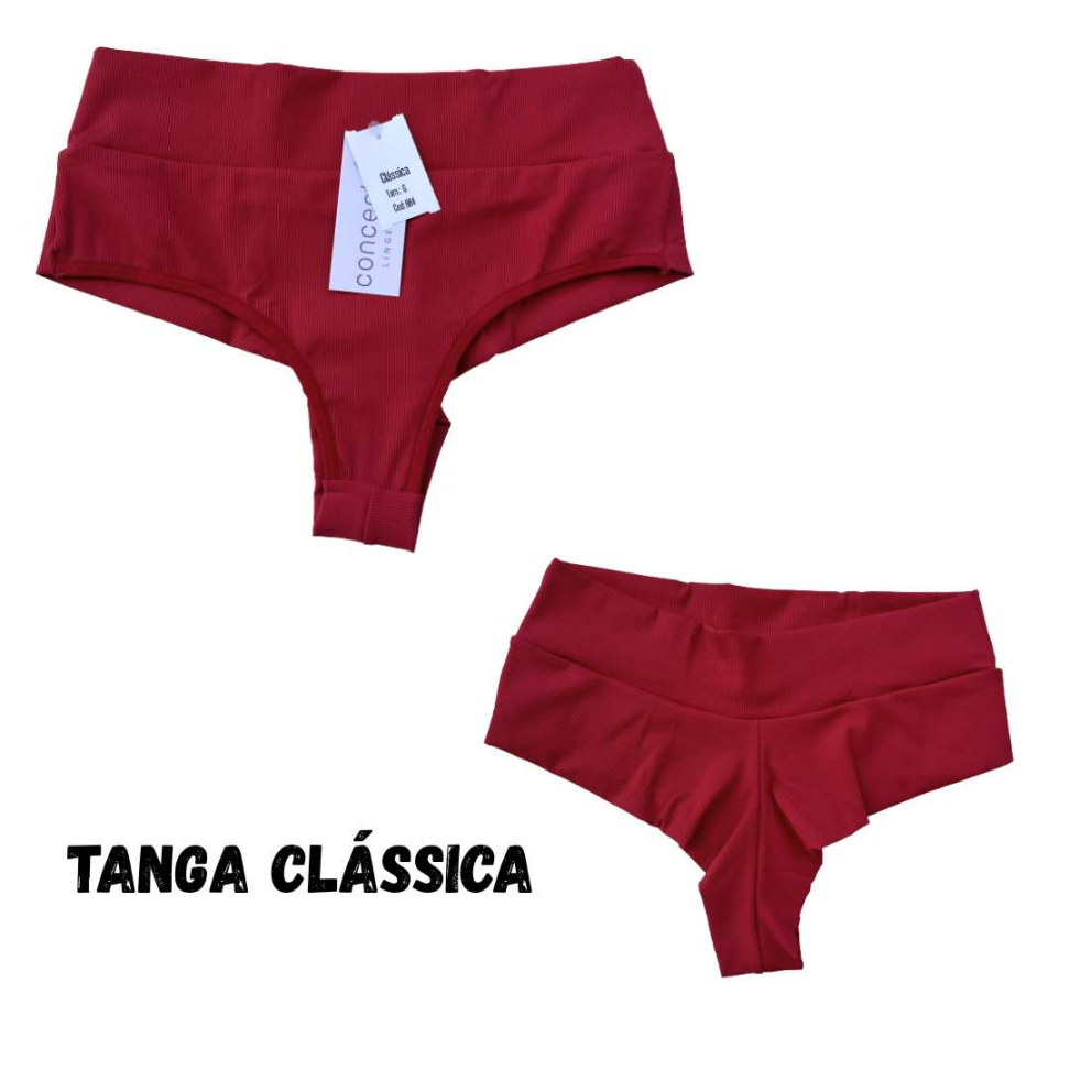 Tanga Clássica Ref 884 Conforto Total  Ajuste Perfeito no Corpo. - #4