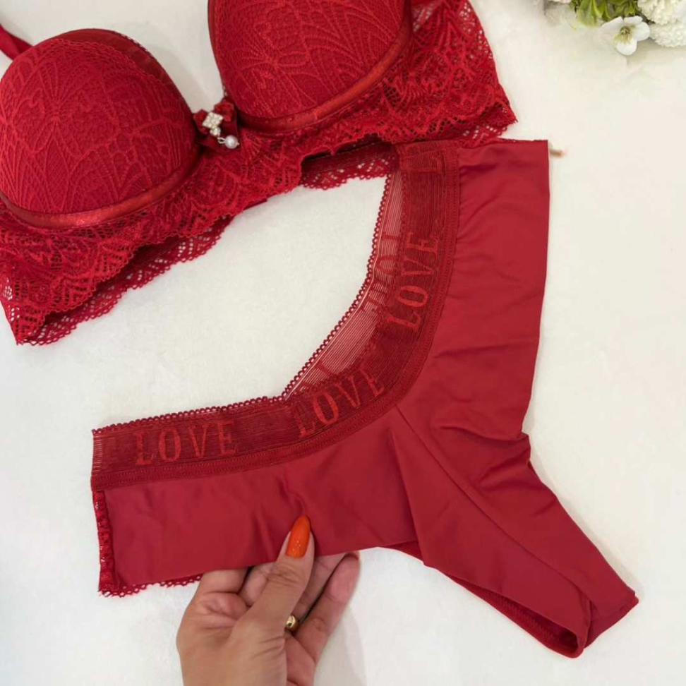 Conjunto Nicole com Bojo e Tanga Fio Duplo Conforto, Sustentação e Elegância Ref 0227 - #9