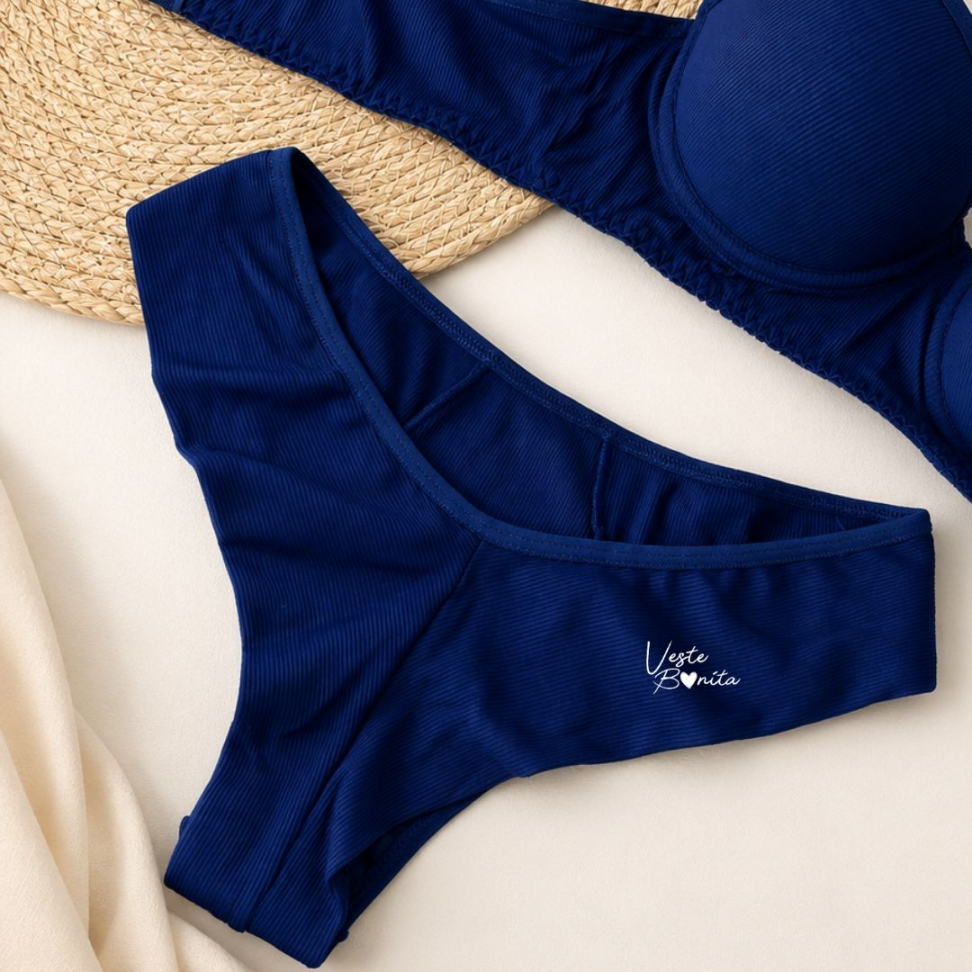 Conjunto Lindy Canelado com Bojo Sutiã e Calcinha