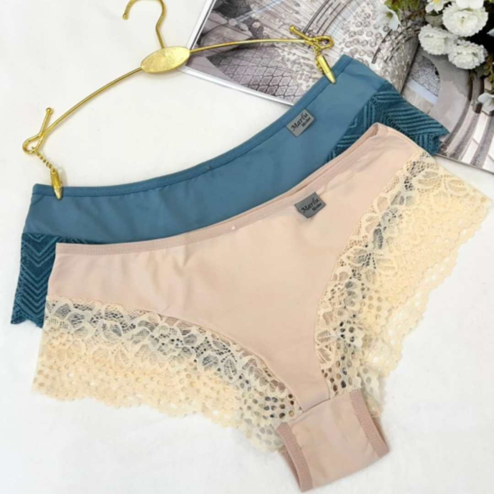 Tanga Marlu Isa Ref 031 Conforto Premium com Renda Delicada e Toque Macio - #5