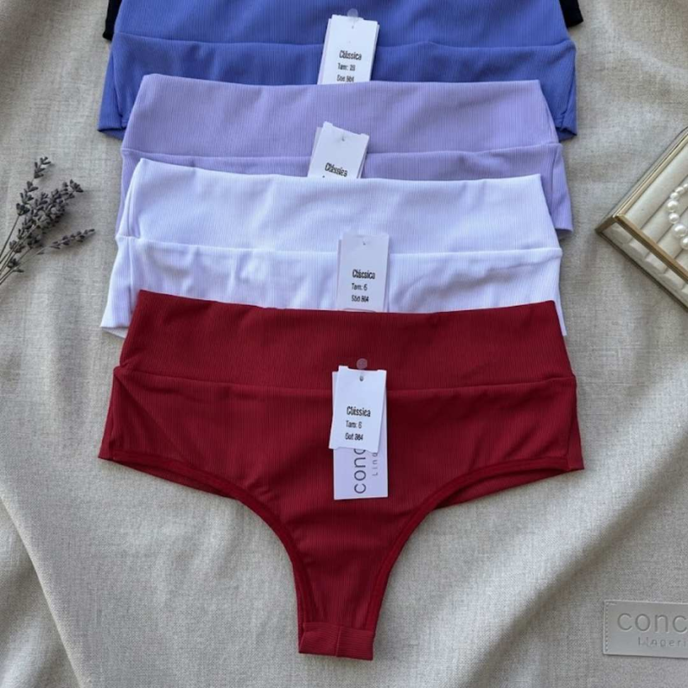 Tanga Clássica Ref 884 Conforto Total  Ajuste Perfeito no Corpo. - #15