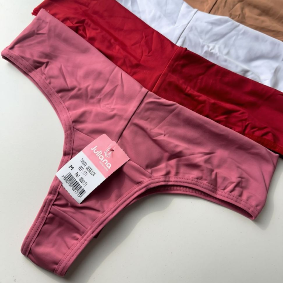 Tanga Jéssica Fio com Laterais Largas Ref. 171