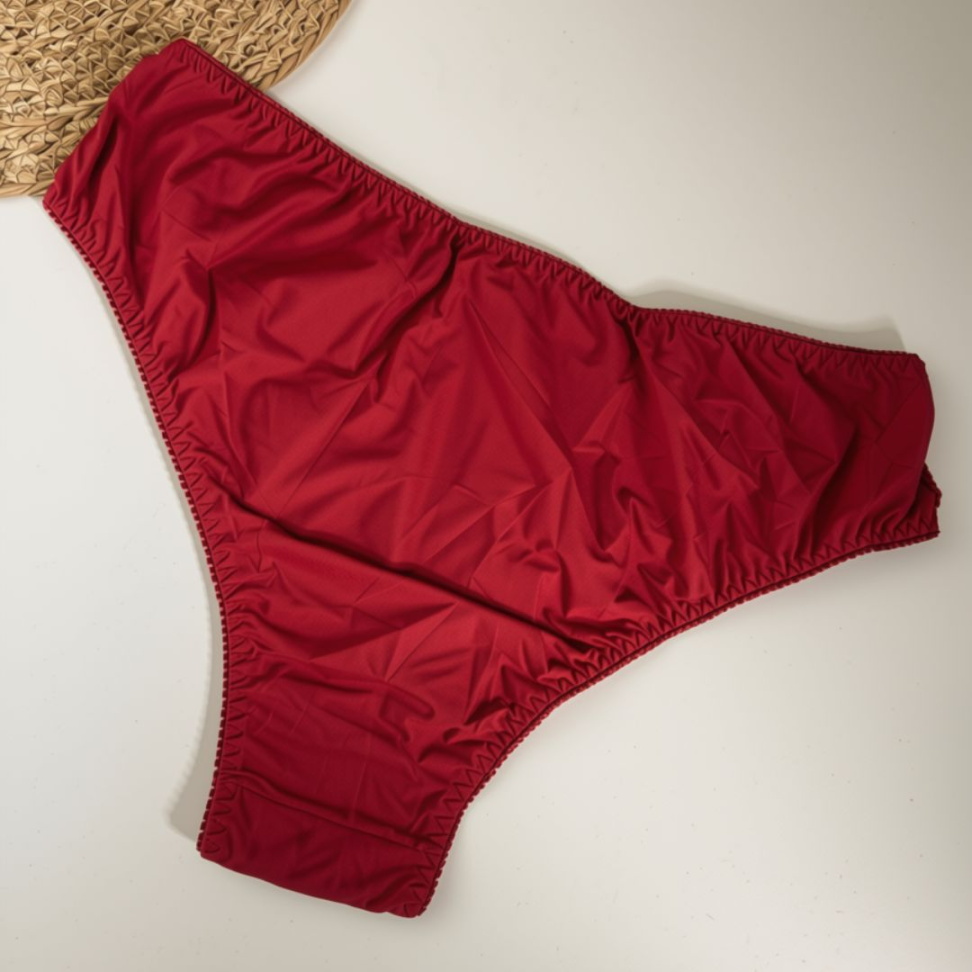 Calcinha Feminina com Renda e Laterais Largas Ref. 153 Bibi - #6