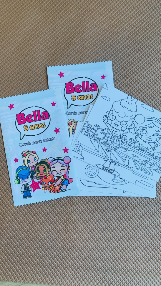 Cards para Colorir