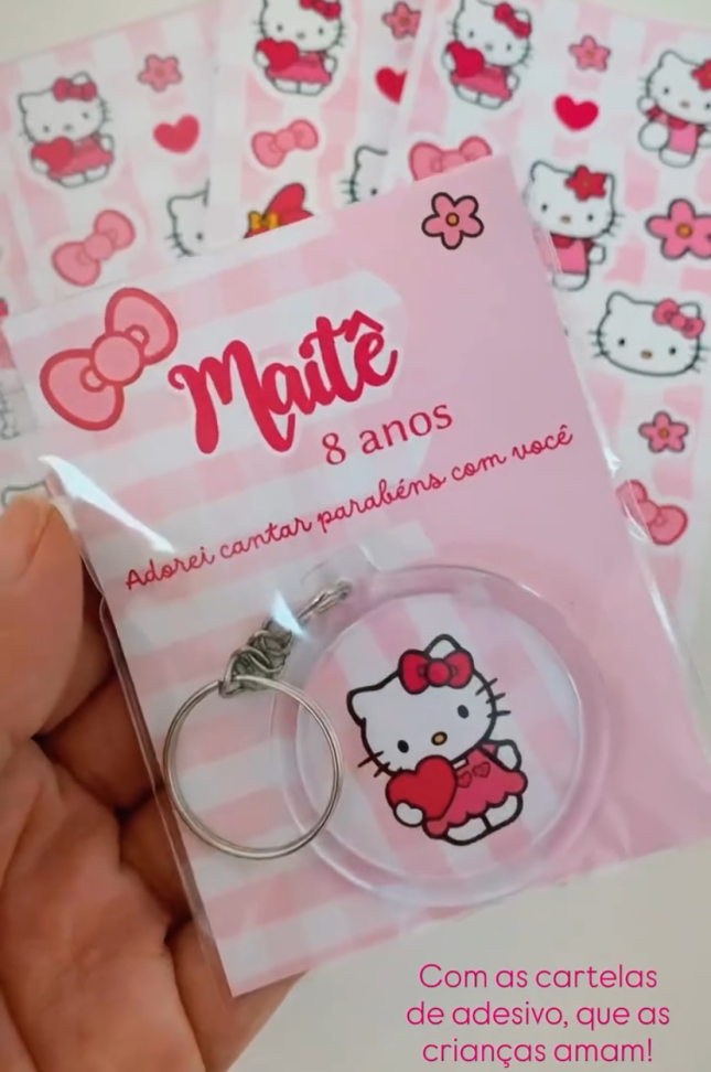 Chaveiro acrílico personalizado
