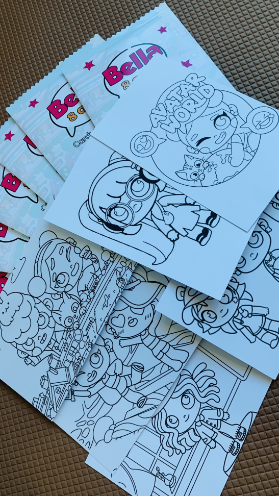 Cards para Colorir - #4