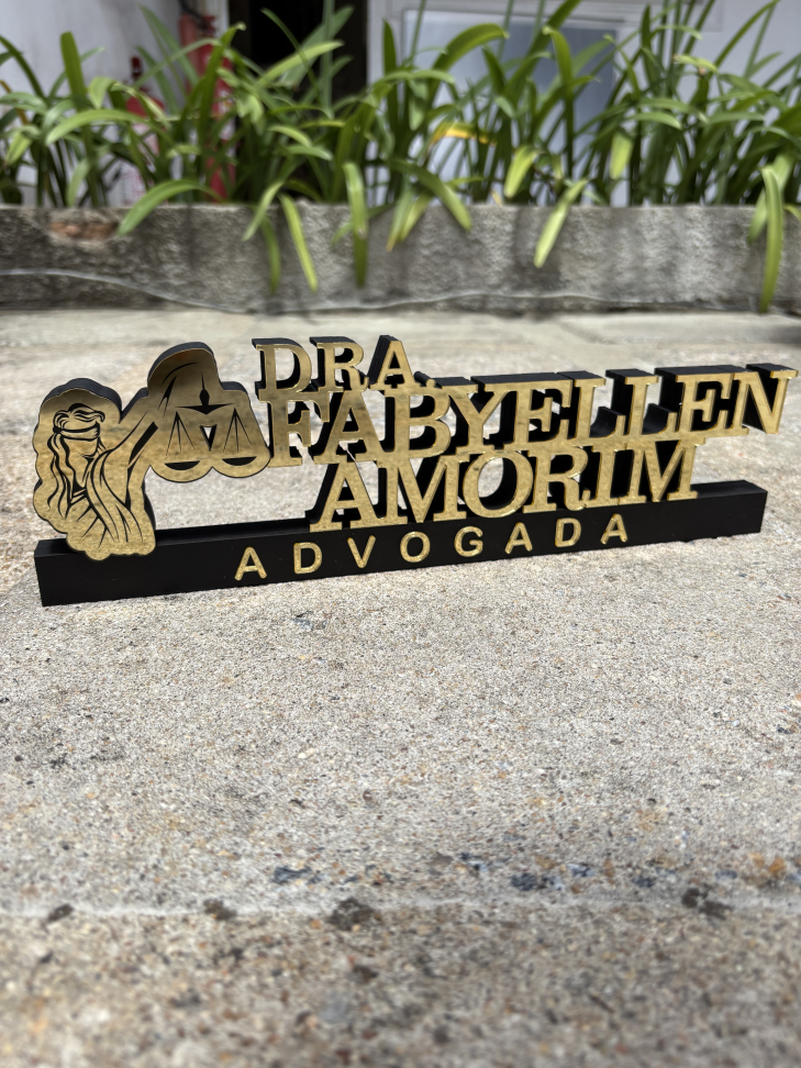 Letreiro em MDF e Acrílico - #2