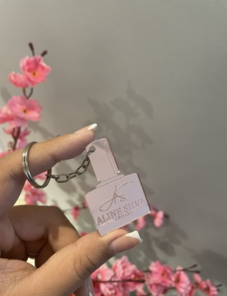 Chaveiro Acrílico Espelhado formato diverso - #5