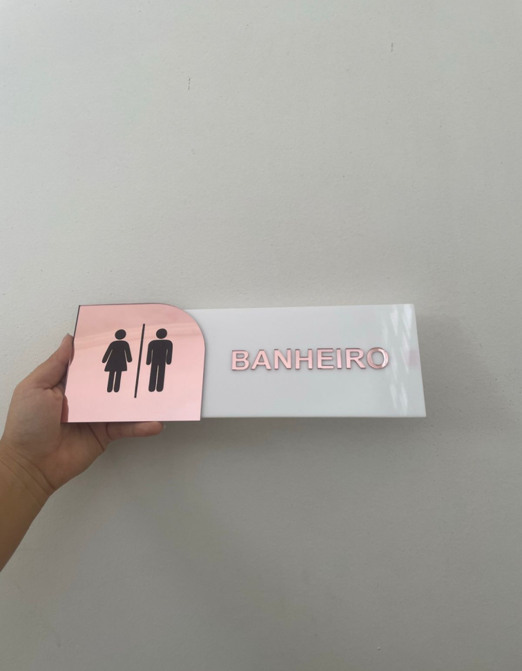 Placa de porta banheiro - #2