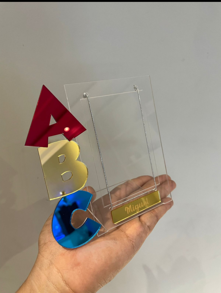 Porta Retrato ABC Acrílico - #3