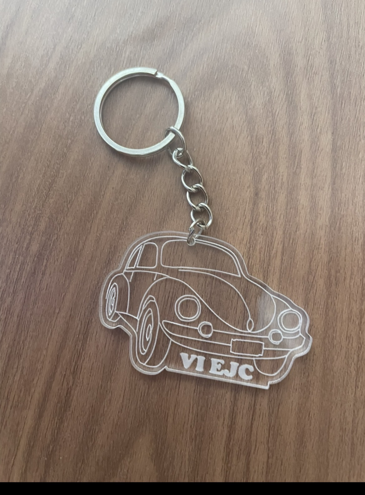 Chaveiro ACRÍLICO TRANSPARENTE - #6