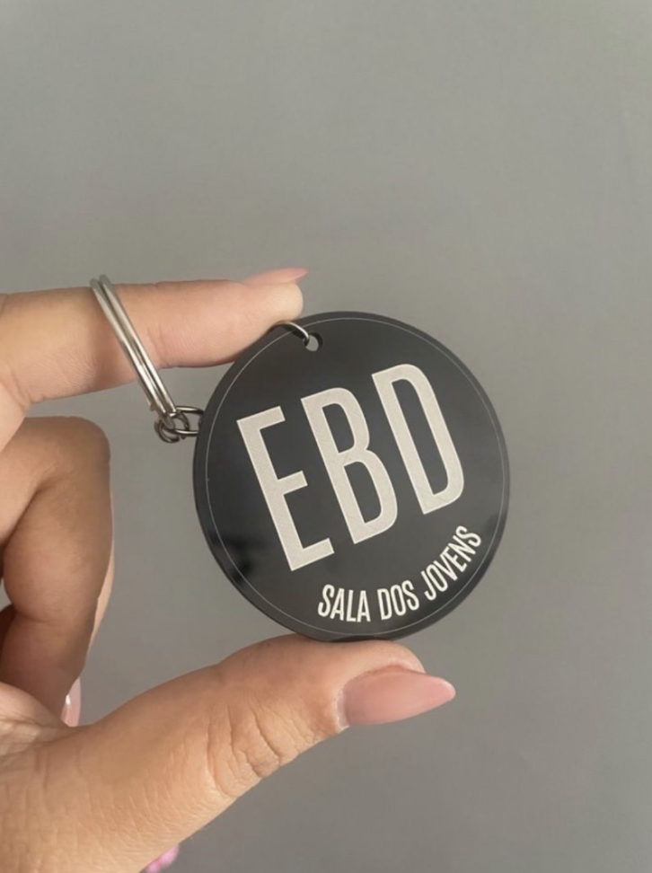 Chaveiro Acrílico Preto - #11