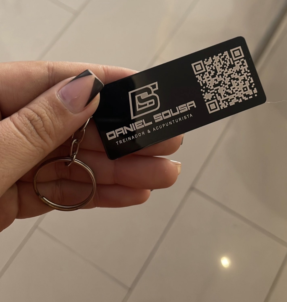 Chaveiro Acrílico Preto - #4