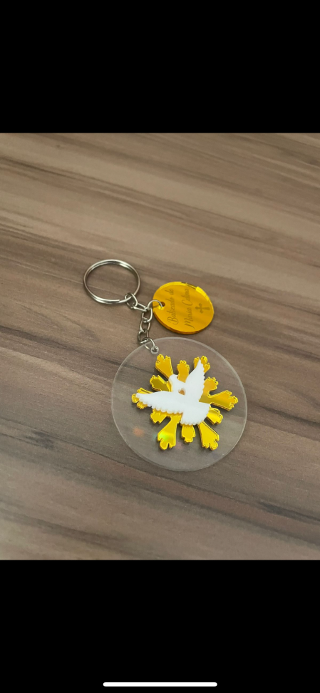 Chaveiro acrílico divino - #3