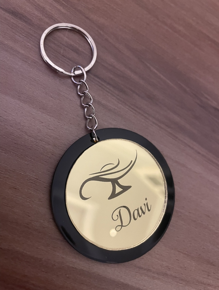 Chaveiro Acrílico Sobreposição - #4