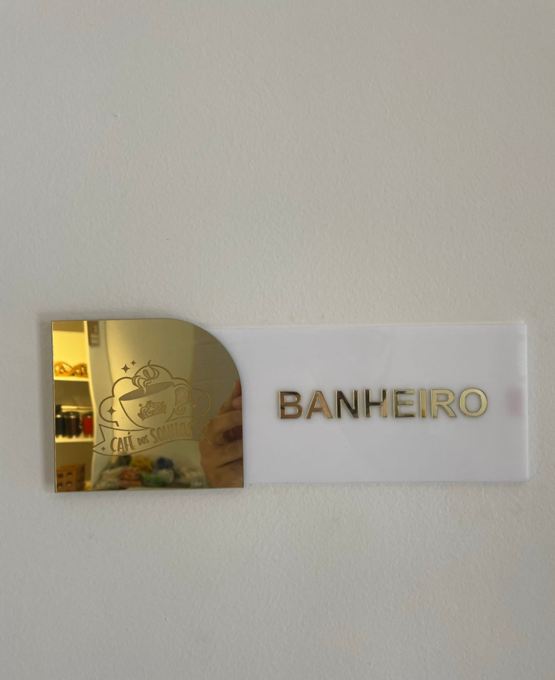Placa de porta banheiro - #5