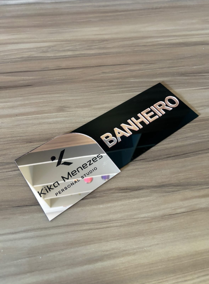 Placa de Sinalização Banheiro - #2