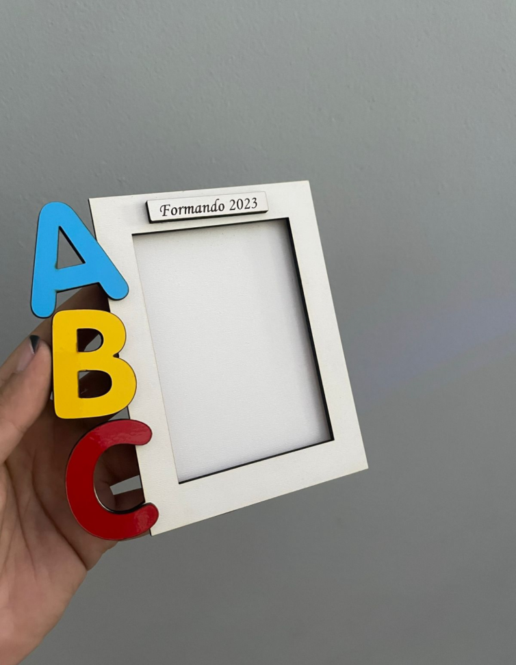 Porta Retrato ABC MDF Revestido - #2