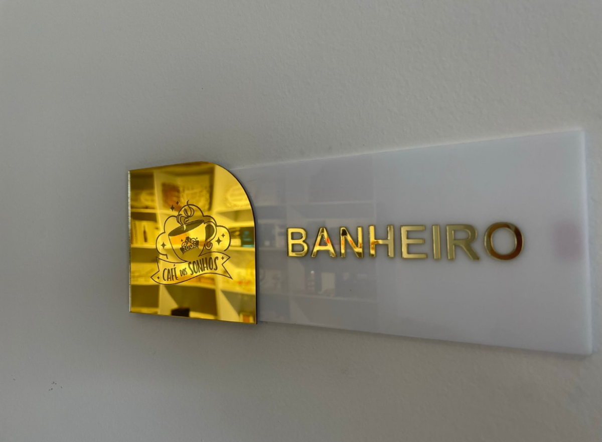 Placa de porta banheiro - #4