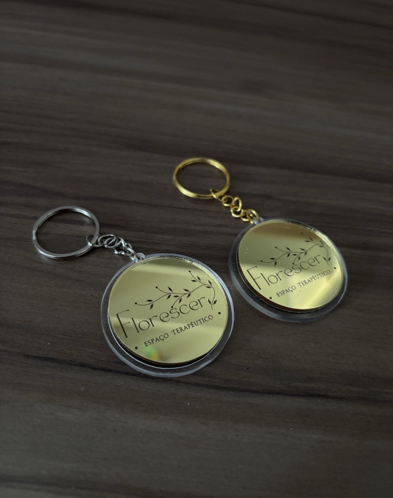 Chaveiro Acrílico Sobreposição - #2