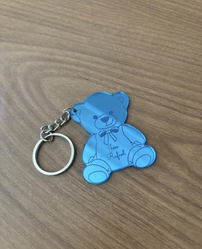 Chaveiro Acrílico Espelhado formato diverso - #19