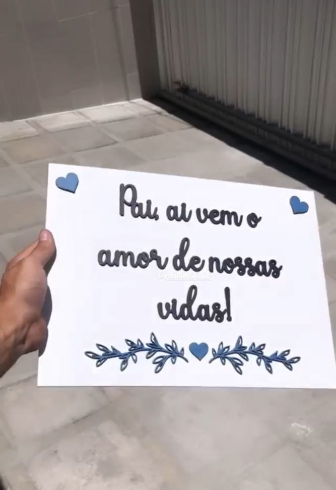 Placa de Casamento Branca com detalhes - #4