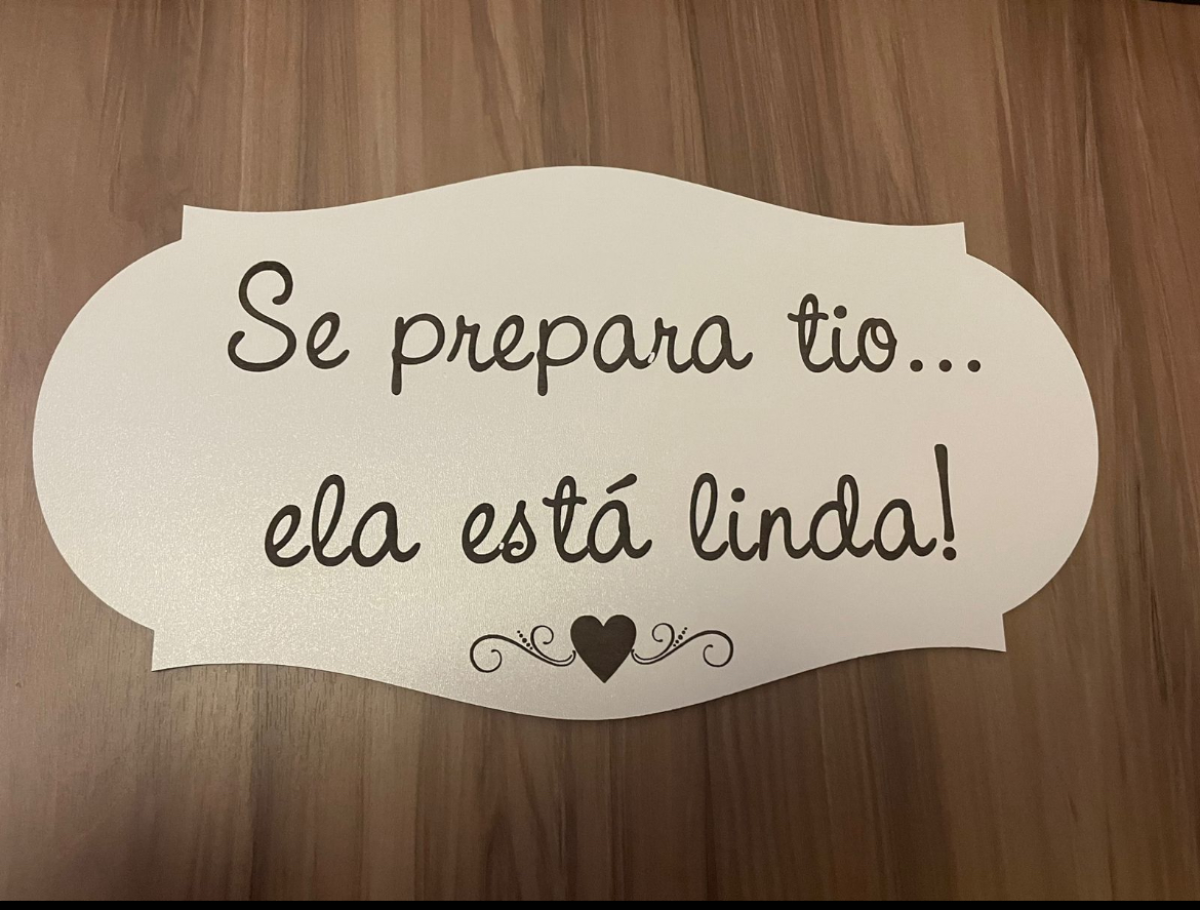 Placa de Casamento - #2