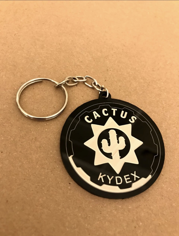 Chaveiro Acrílico Preto - #3