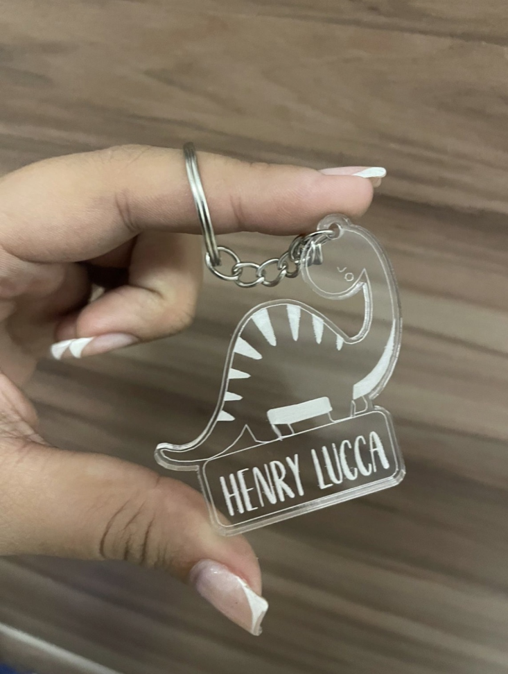 Chaveiro ACRÍLICO TRANSPARENTE - #9