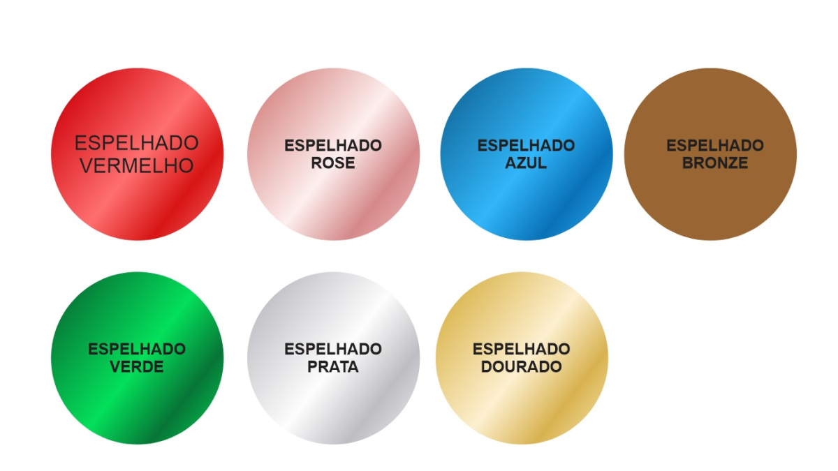 Tag redonda ''Gratidão '' 2cm acrílico espelhado - #2