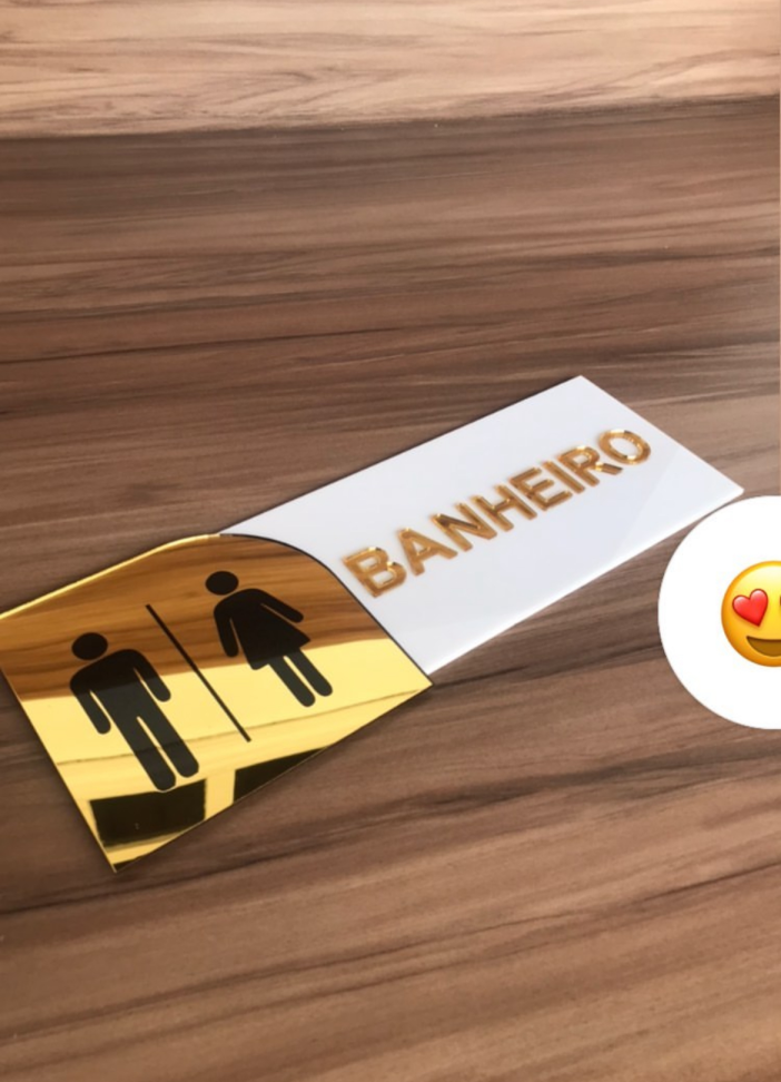 Placa de porta banheiro - #3