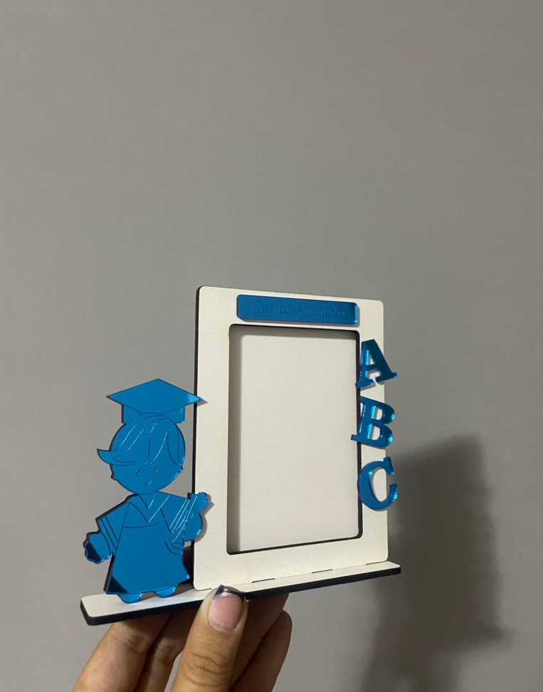 Porta Retrato MDF branco - #2