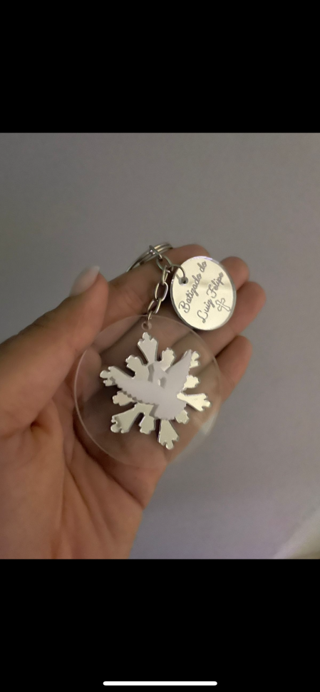 Chaveiro acrílico divino - #2