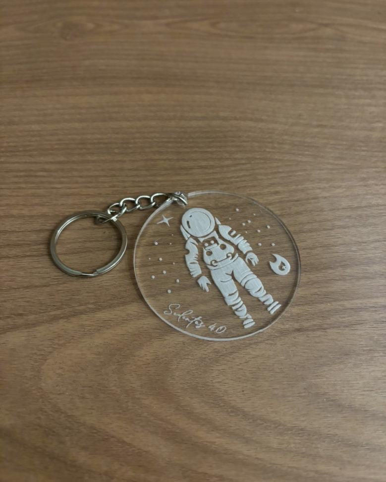 Chaveiro ACRÍLICO TRANSPARENTE - #3