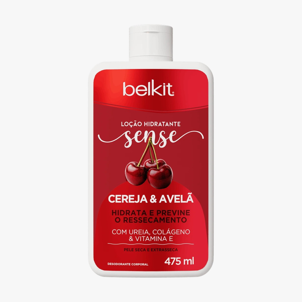 Loção Hidratante Cereja e Avelã Belkit