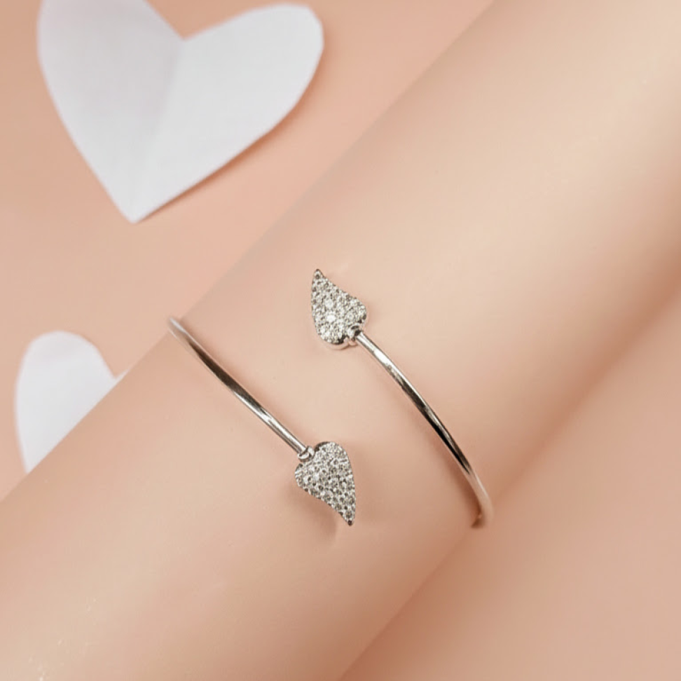 Bracelete Folha Prata - #2