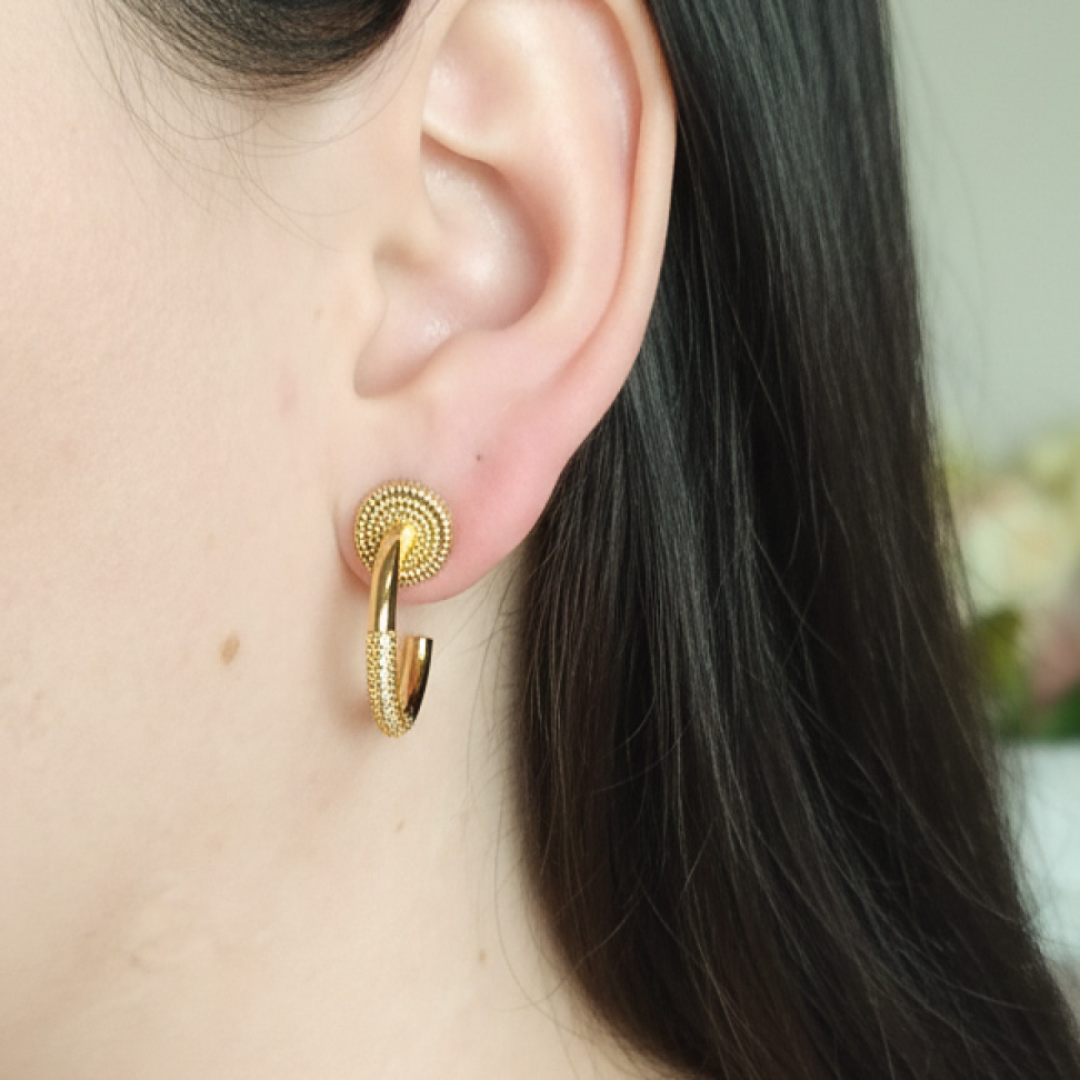 Argola Rafaela Ouro - #2