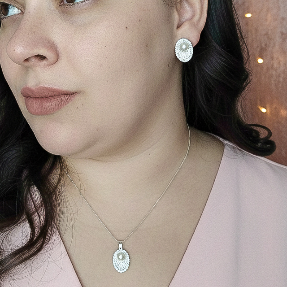 Conjunto Pérola de Prata - #2