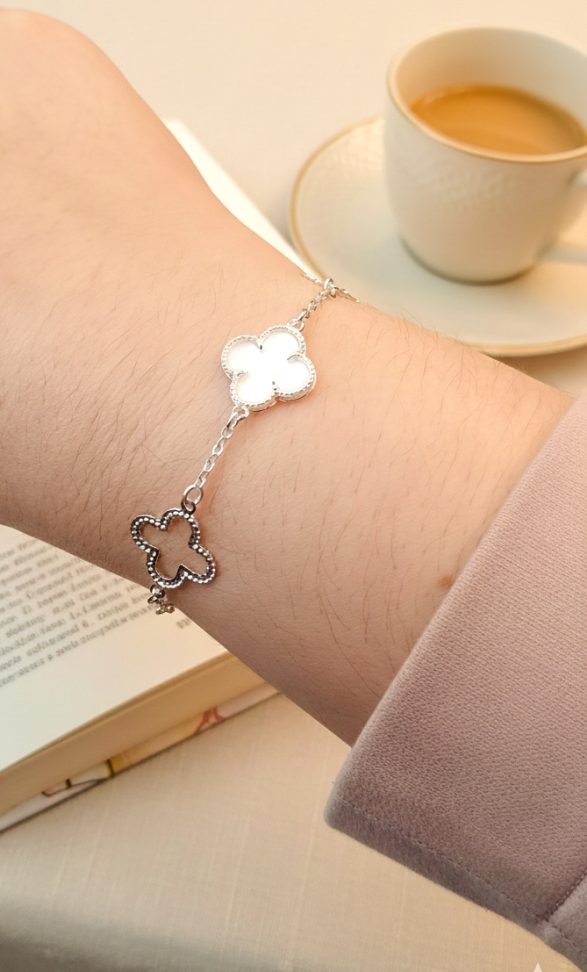 Pulseira Dalila Prata Branca - #2