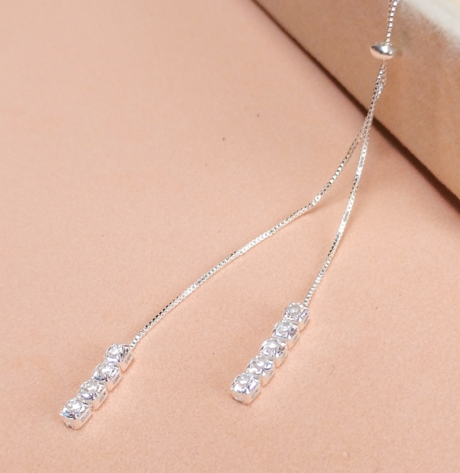 Colar Camila Gravatinha Prata - #2