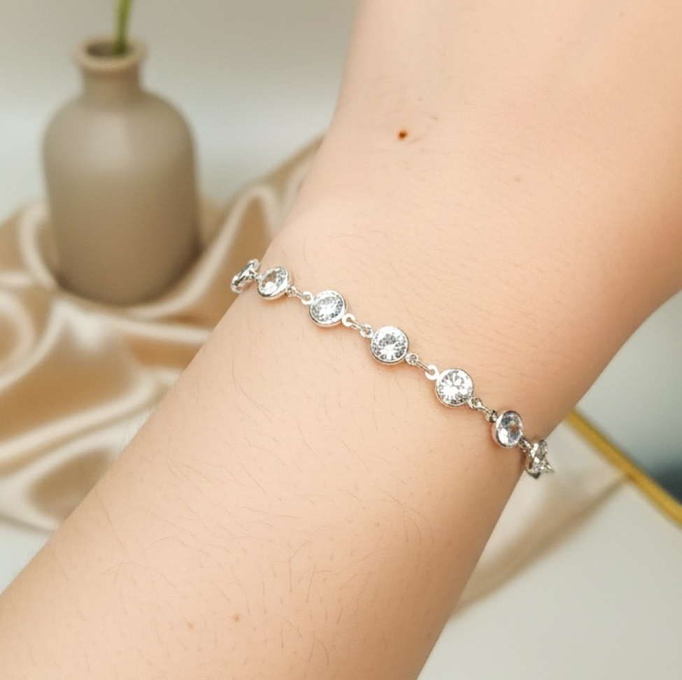 Pulseira Lorena Banhada a Prata - #2