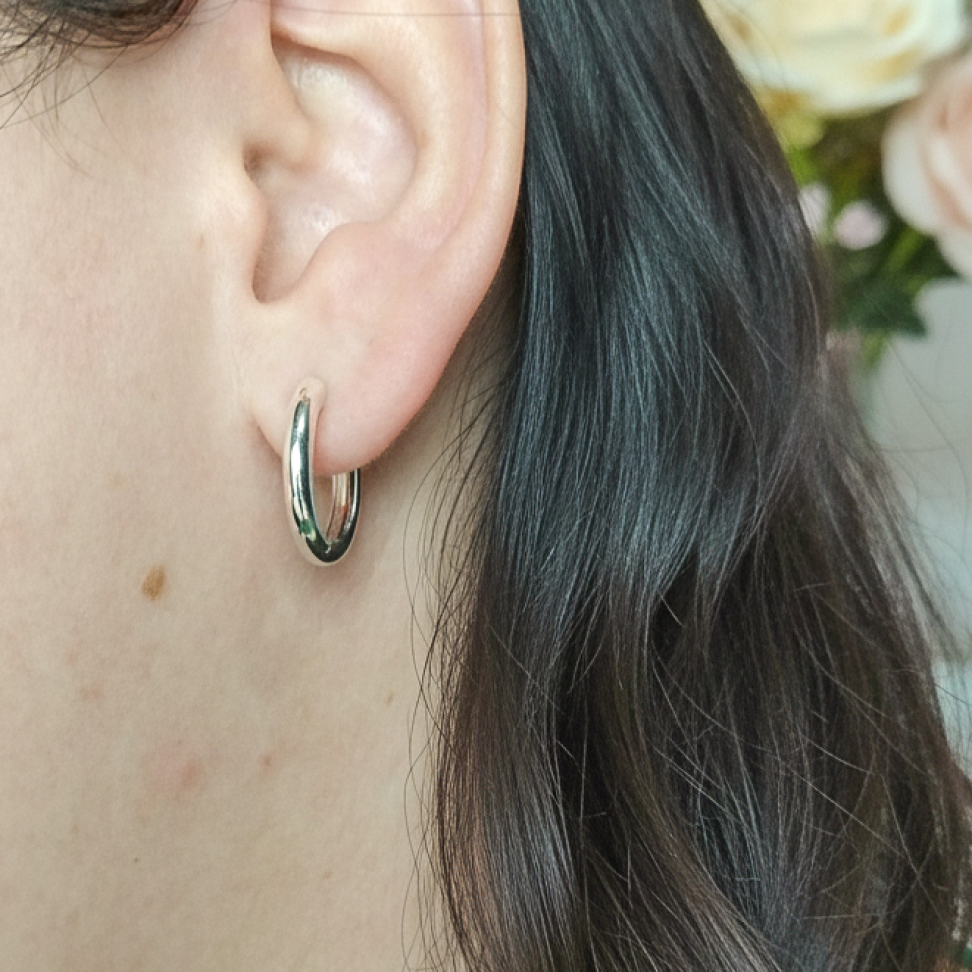 Argola Tais Prata - #4