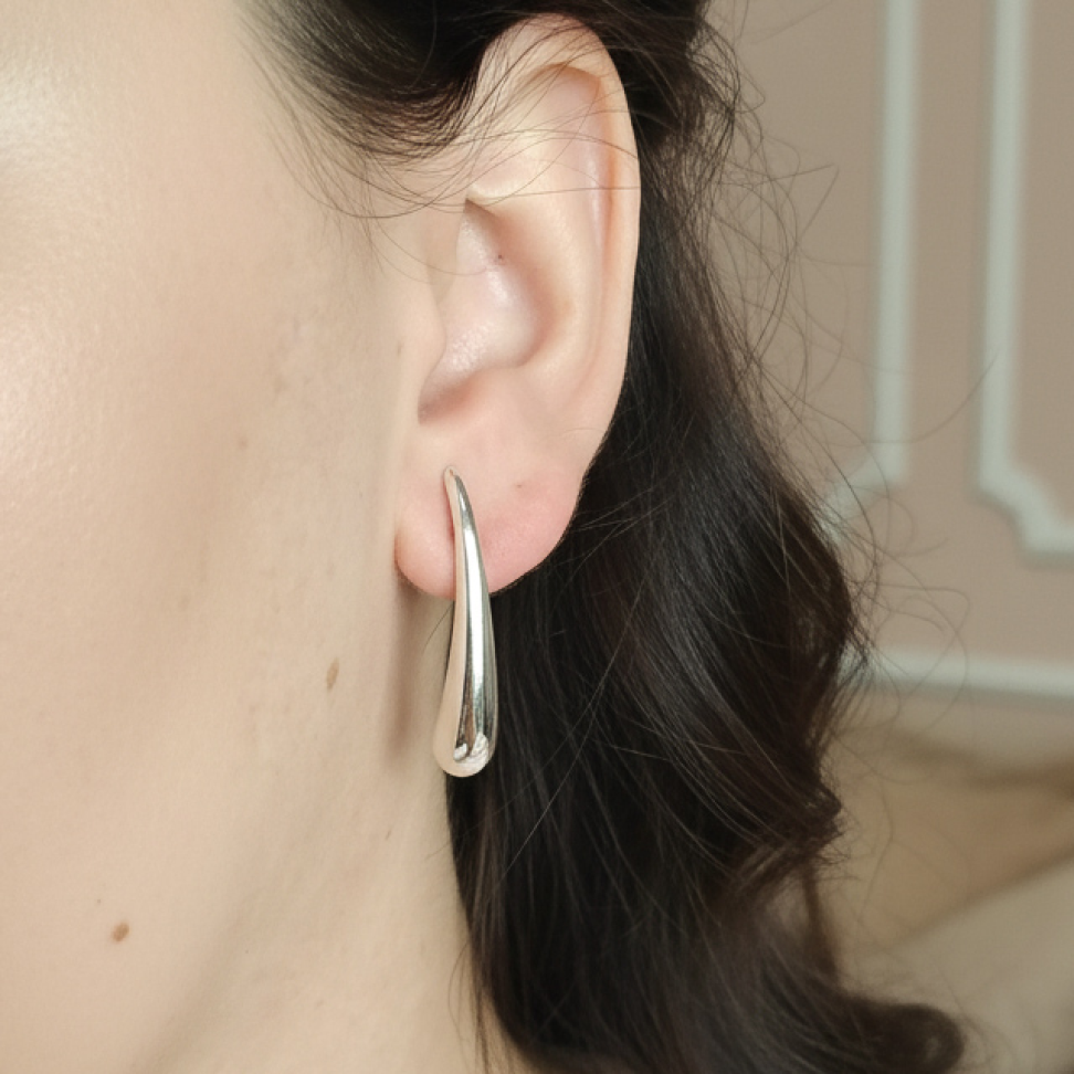 Brinco Clarisse Prata - #3