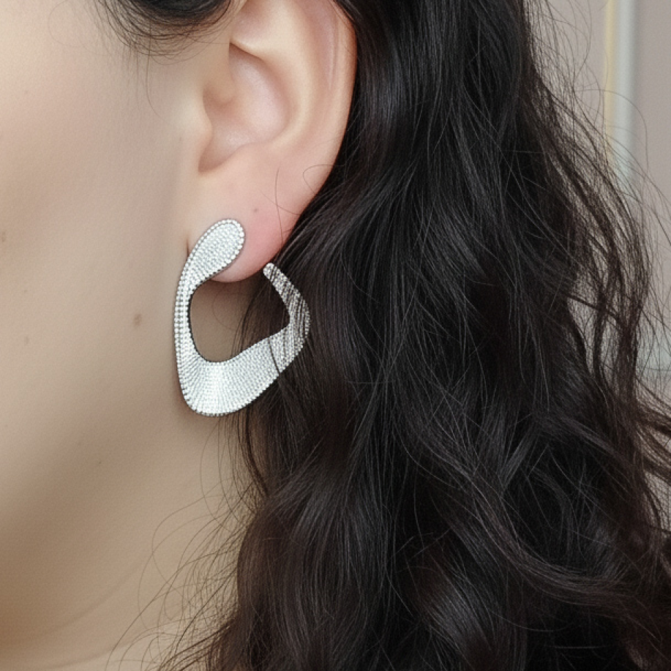 Brinco Maitê Prata - #3