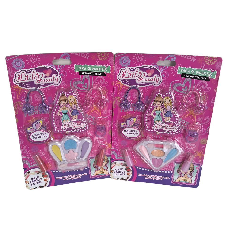 Maquiagem Para Boneca Acessórios Estojo Coroa ou Diamante