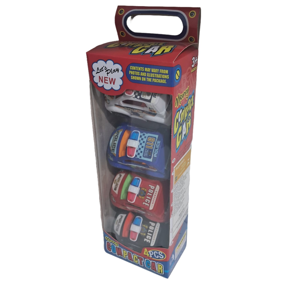 4 Carrinhos De Corrida A Fricçao Barato Carro Brinquedo - #6