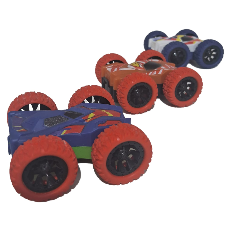 Carro de Acrobacias de Quatro Rodas, Pneus Grandes, Portátil, Infinito