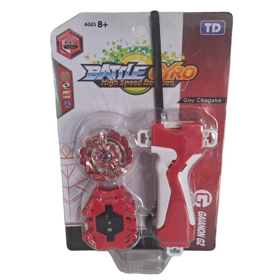 Beyblade Gyro High Pião Burst Metal Com Lançador Longo