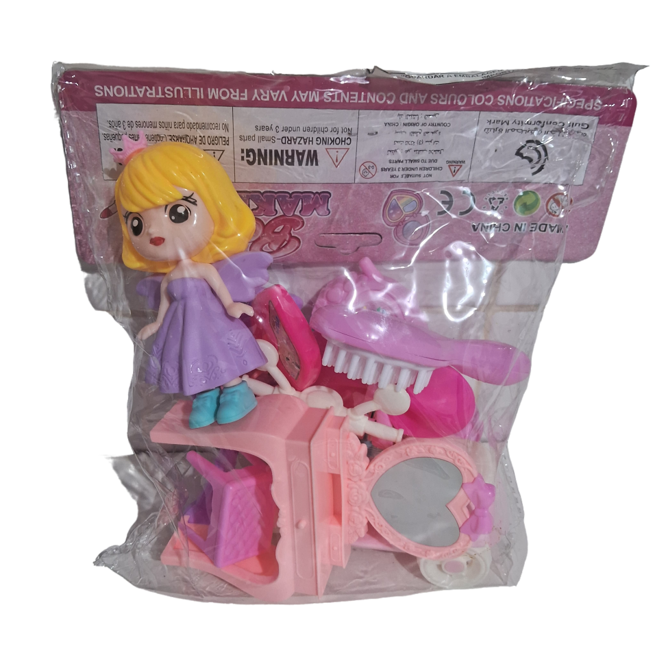 Mini Boneca Motinha Com Vários Acessórios Plástico Sortidos - #3